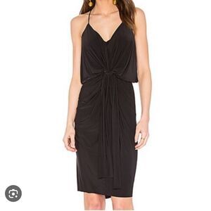 T Bags Los Angeles Draped Knot Front Dress